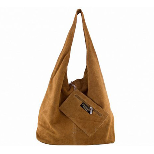 _0002_leather suede bag light brown