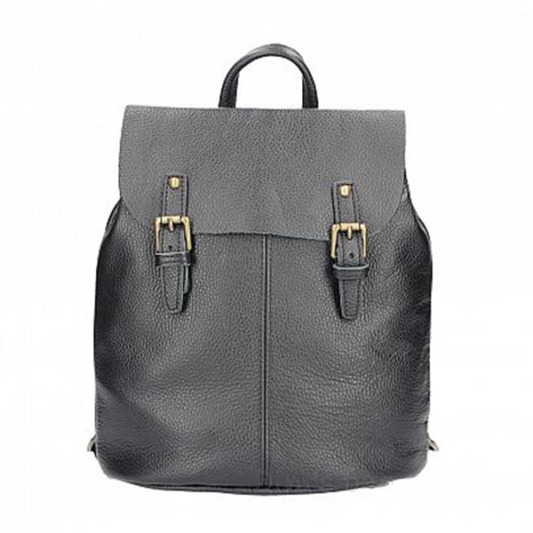 _0008_leather vintage backpack black