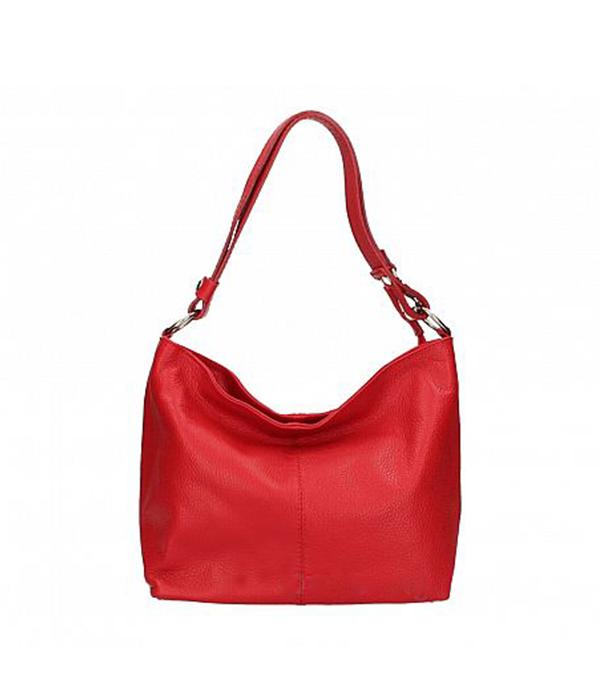 caramella_images_0007_Real leather Bucket bag Lorella red