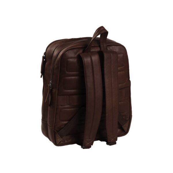 THE CHESTERFIELD BRAND – ΔΕΡΜΑΤΙΝΟΣ ΣΑΚΟΣ ΠΛΑΤΗΣ – DEX leather backpack brown dex d