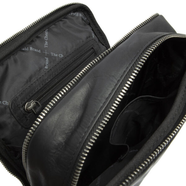 THE CHESTERFIELD BRAND – Δερμάτινο ΤΣΑΝΤΑΚΙ ΩΜΟΥ leather shoulder bag Black alva b