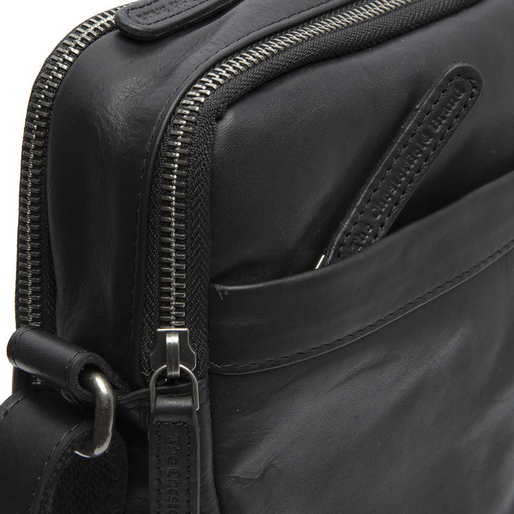 THE CHESTERFIELD BRAND – Δερμάτινο ΤΣΑΝΤΑΚΙ ΩΜΟΥ leather shoulder bag Black alva d