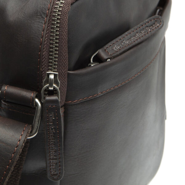 THE CHESTERFIELD BRAND – Δερμάτινο ΤΣΑΝΤΑΚΙ ΩΜΟΥ leather shoulder bag Brown alva c