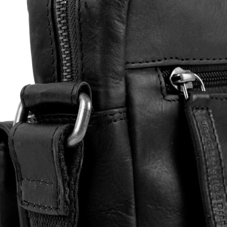 THE CHESTERFIELD BRAND – Δερμάτινο ΤΣΑΝΤΑΚΙ ΩΜΟΥ leather shoulder bag black anna d