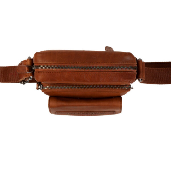 THE CHESTERFIELD BRAND – Δερμάτινο ΤΣΑΝΤΑΚΙ ΩΜΟΥ leather shoulder bag cognac anna c