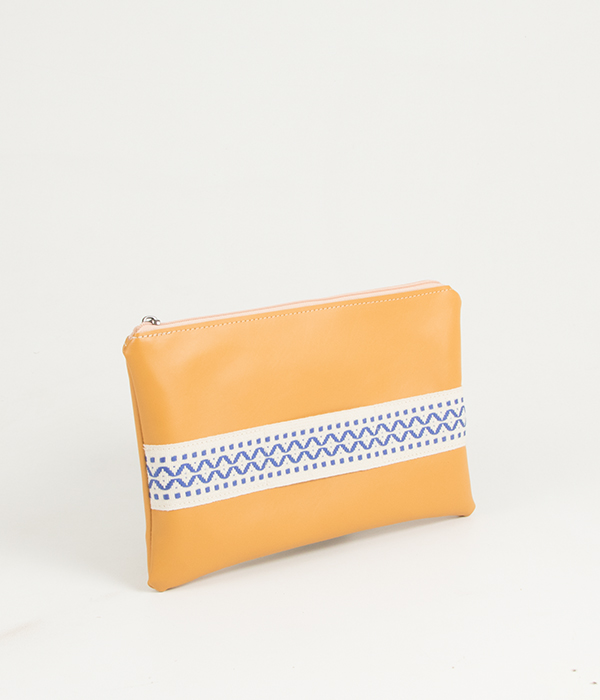 Flow Tribe Handmade Indie Purse Yellow a