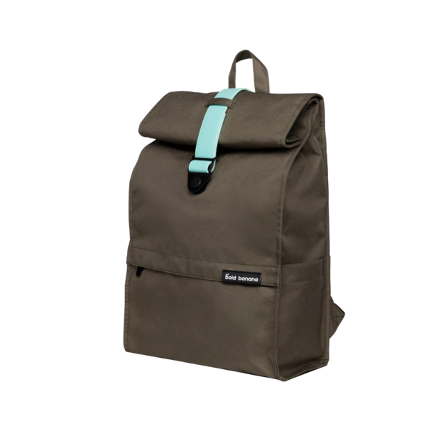Bold Banana Rolltop Laptop Backpack Green Cosmo a