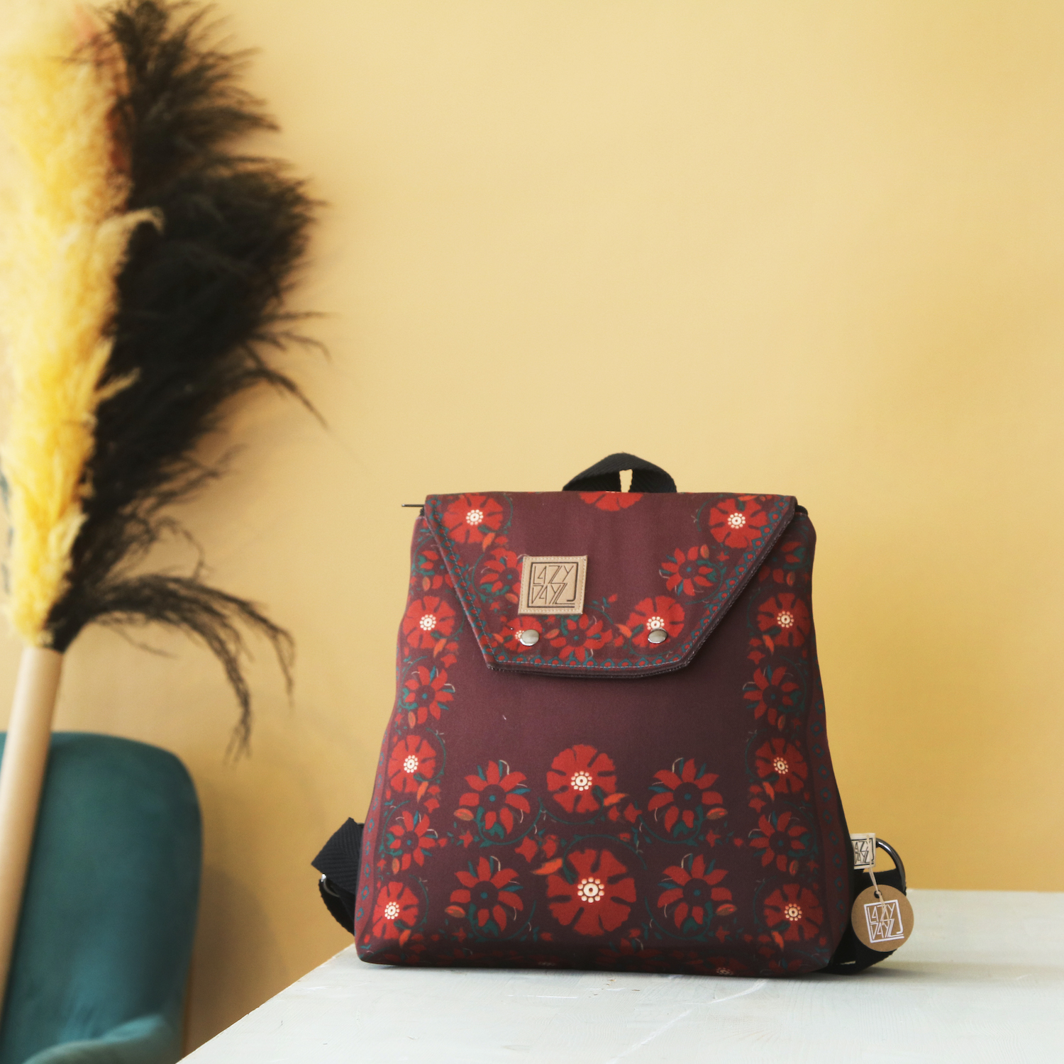 LazyDayz Designs Backpack γυναικείος σάκος πλάτης χειροποίητος bb0304d