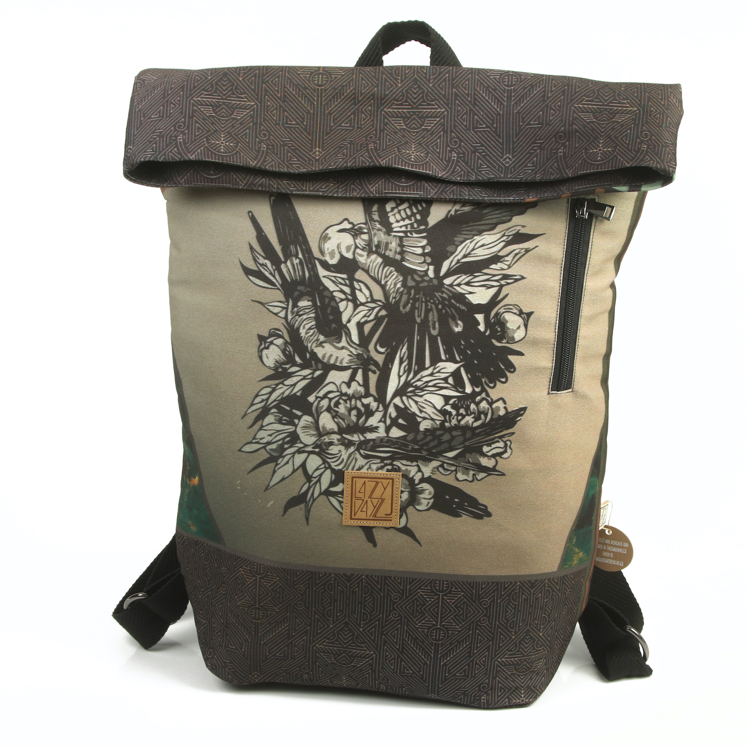 LazyDayz Designs Backpack γυναικείος σάκος πλάτης χειροποίητος bb0804