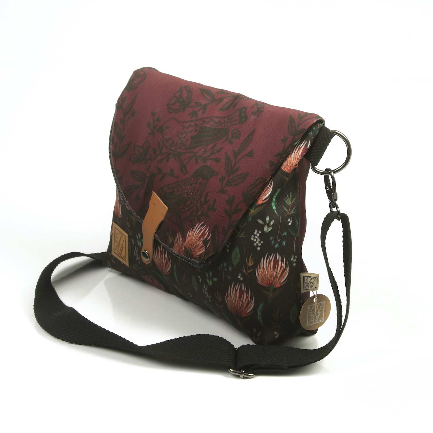 LazyDayz Messenger Bag γυναικεία τσάντα χιαστί χειροποίητη bm0204b