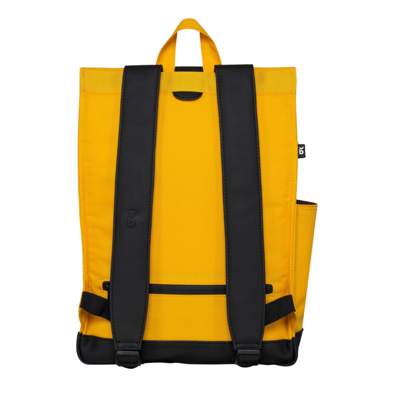 Bold Banana Envelope Laptop Backpack yellow raven c