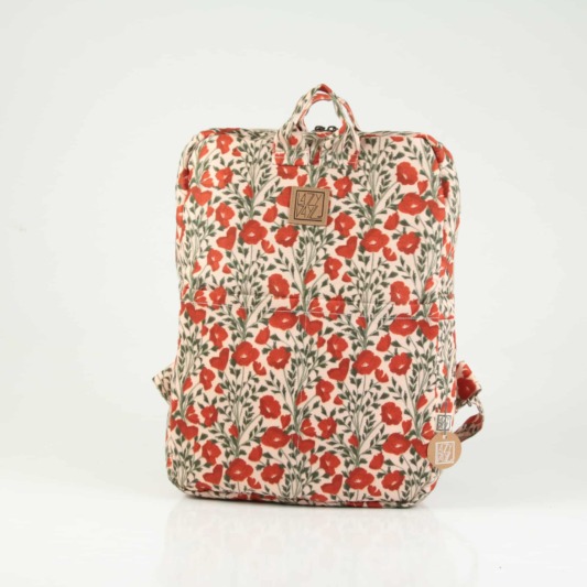 LazyDayz Designs Vicky Poppies Σακίδιο BB0909 χειροποίητο backpack
