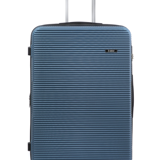 Explorer Βαλίτσα Μεγάλη Μπλε ABS 8063 luggage large size suitcase denim blue