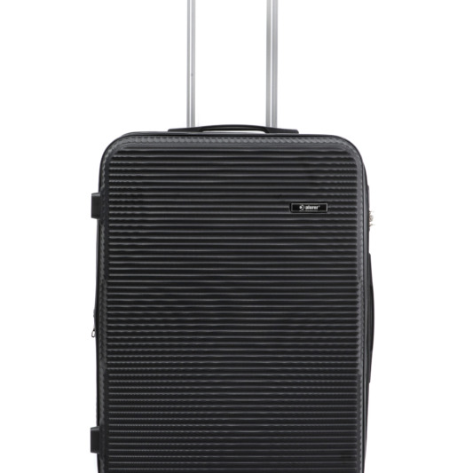 Explorer Βαλίτσα Μεσαία Μαύρη ABS 8063 luggage medium size suitcase Black