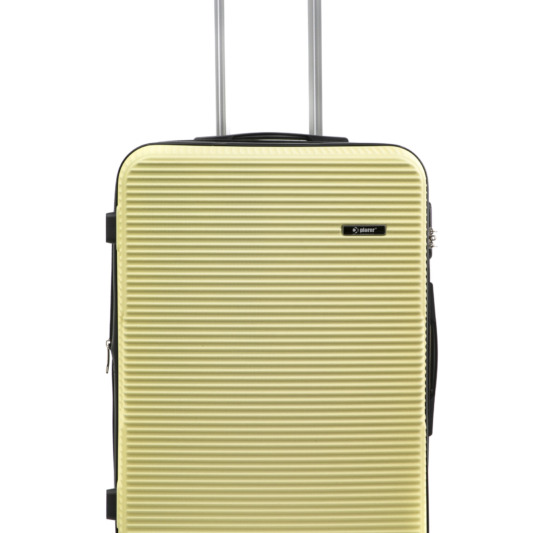 Explorer Βαλίτσα Μεσαία κίτρινη ABS 8063 luggage medium size suitcase yellow