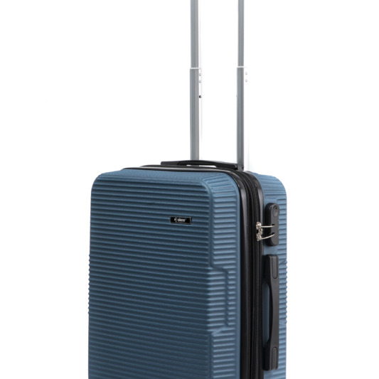 Explorer βαλίτσα μικρή χειραποσκευή καμπίνας denim blue 8063 cabin luggage suitcase a