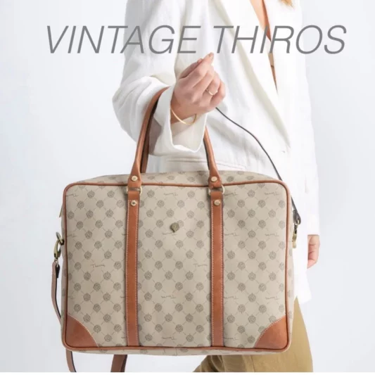 Thiros Business τσάντα Vintage Olivia 30 2689N ELEPHANT a
